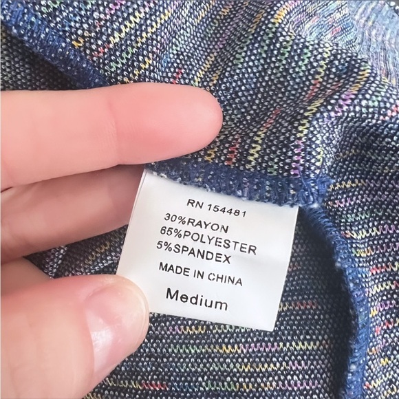 JEAN-PIERRE Blue & White Lightweight Tweed Blazer Size Medium - Picture 15 of 16